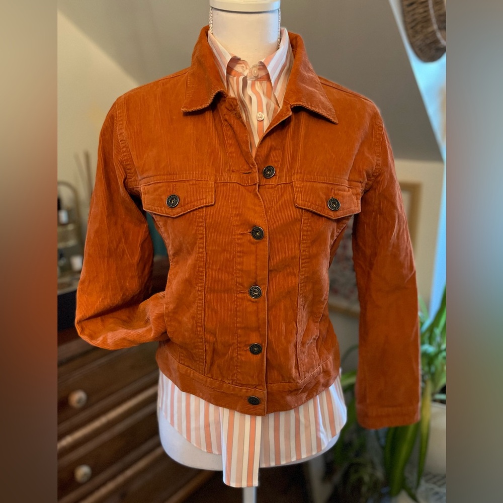 Vintage Old Navy corduroy jean jacket